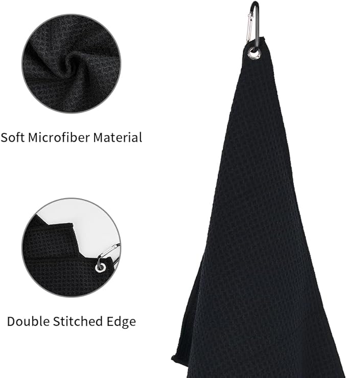 watchget Barista Towels 4 Pack - Espresso Machine Microfiber Cloth Set, 12"x20", Professional Coffee Towels for Barista Coffee Bar Espresso Microfiber Cloth Set Espresso Rag, Black