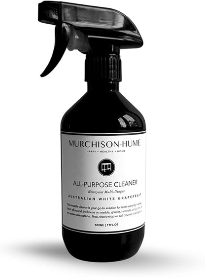 Murchison-Hume All-Purpose Cleaner Bundle - Vegan, Plant-Based, and Biodegradable Formula, Safe for Household Surfaces Ready to Use & Refill Concentrate Australian White Grapefruit