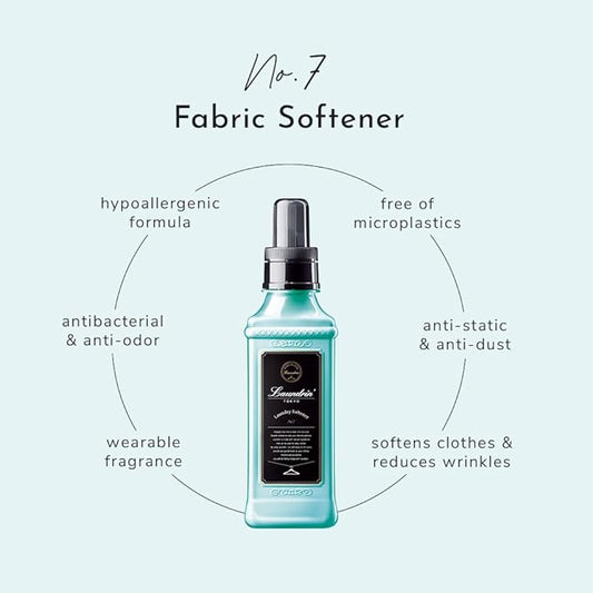 Laundry Softener No.7, 2pk - Fabric Softener Liquid - Eco-Friendly & Plant-Based Softener - Laundry Scent Boosters - Laundry Fabric Softener - Fabric Scent Softener, Health & Household