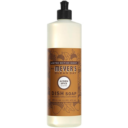 MRS. MEYER'S CLEAN DAY Variety, 1 Mrs. Meyer's Liquid Hand Soap, Apple Cider, 12.5 OZ, 1 Mrs. Meyer's Liquid Dish Soap, Apple Cider, 16 OZ, 1 CT