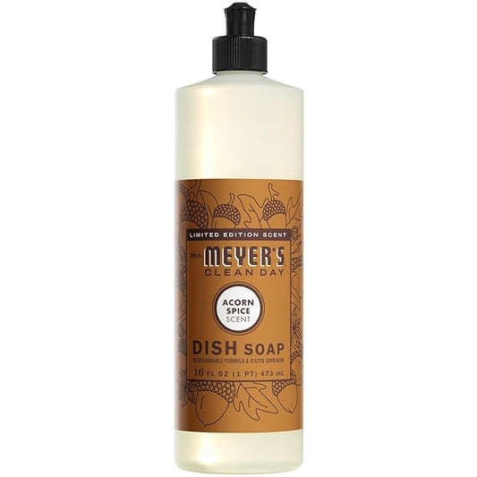 MRS. MEYER'S CLEAN DAY Variety, 1 Mrs. Meyer's Liquid Hand Soap, Apple Cider, 12.5 OZ, 1 Mrs. Meyer's Liquid Dish Soap, Apple Cider, 16 OZ, 1 CT