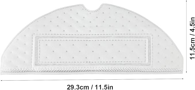 Disposable Mop Pads, 20pcs Wet Mop Pads, Fast Water Absorption, Easy Install, Compatible with Xiaomi Roborock S7, S7+, T7s, T7 Splus
