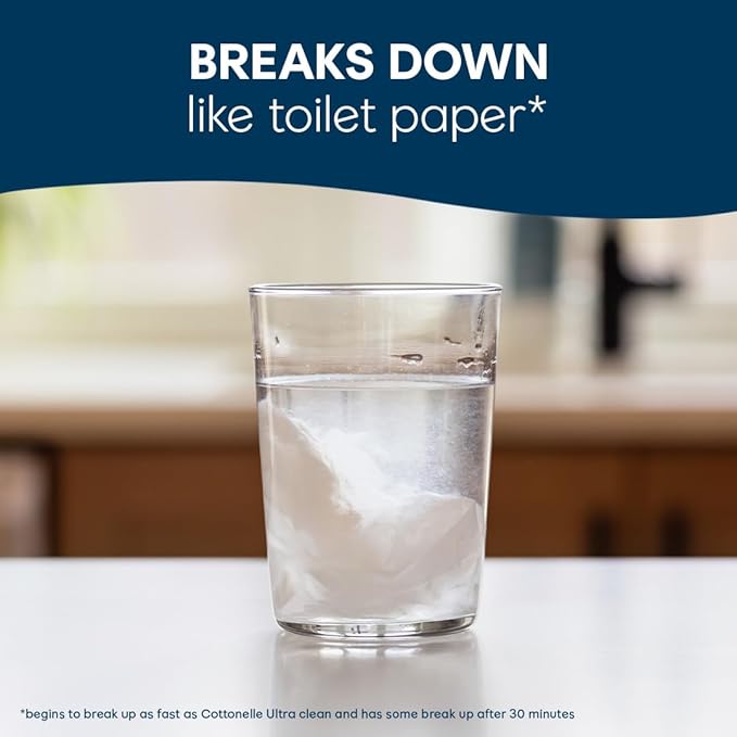 Cottonelle Fresh Care On-The-Go Flushable Wet Wipes, Adult Wet Wipes, 24 On-The-Go Pack, 14 Wipes Per Pack (336 Total Wipes), Packaging May Vary