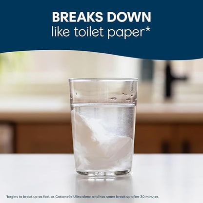 Cottonelle Fresh Care On-The-Go Flushable Wet Wipes, Adult Wet Wipes, 24 On-The-Go Pack, 14 Wipes Per Pack (336 Total Wipes), Packaging May Vary