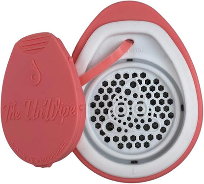 – Textured, Portable, Septic-Safe Tush Cleaning Instead of Flushable or Baby Wipes, Pink