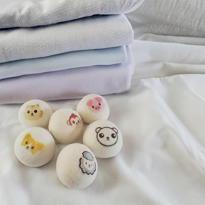 Premium XL Wool Dryer Balls (6-Pack) - Hypoallergenic, Reusable, Organic, Eco-Friendly Alternative to Fabric Softener & Dryer Sheets for Softer, Faster Laundry Times