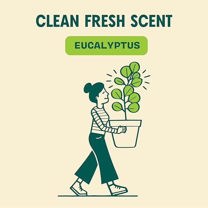 Aunt Fannie's Ultra Concentrated Floor Cleaner Vinegar Wash, Multi-Surface Floor Cleaner For Mopping, Makes 16 Gallons, Eucalyptus Scent, 32 oz. (Pack of 1)