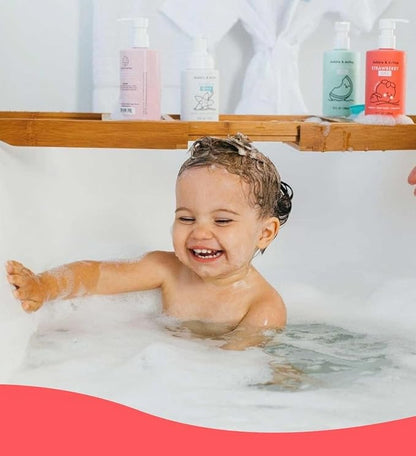 Dabble & Dollop Honeydew Melon + Vanilla Body Wash & Shampoo - 3 in 1 Natural Bubble Bath for Kids, USA-Made, Paraben & Sulfate Free, Vegan, Gluten-Free, Tear-Free (Pack of 2)