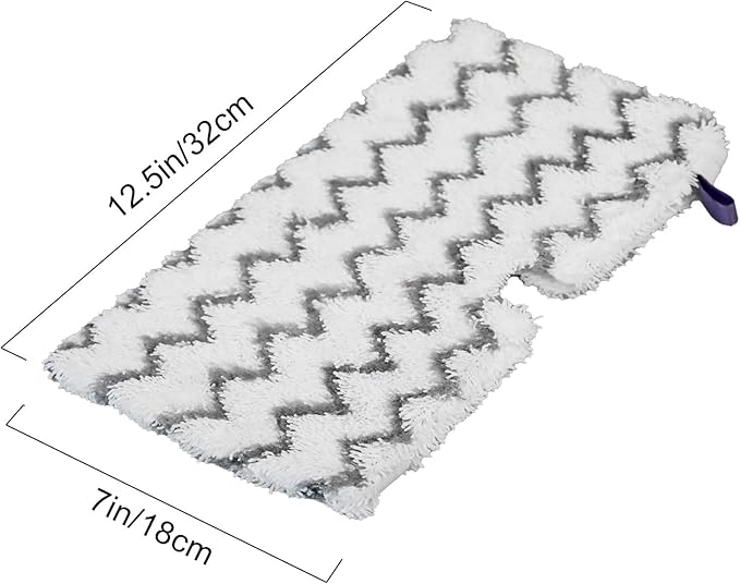 6 Pack S3501 S3601 Steam Mop Replacement Pads for Shark S3501 S3601 S3550 S3801 S3901 S3601D S3801CO S3901D S3455K S2902 SE450 Steam and Scrub Pocket Mop Steamer Pads Washable