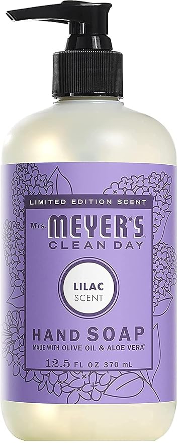 MRS. MEYER'S CLEAN DAY Variety, 1 Mrs. Meyer's Liquid Hand Soap, 12.5 OZ, 1 Mrs. Meyer's Liquid Dish Soap, 16 OZ, 1 CT (Lilac)