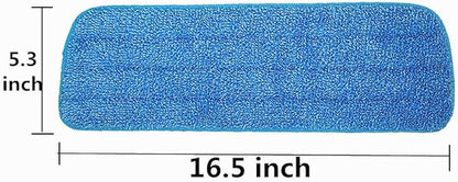 Microfiber Spray Mop Replacement Heads for Wet/Dry Mops Floor Cleaning Pads Compatible with Bona Floor Care System (6 Pack)