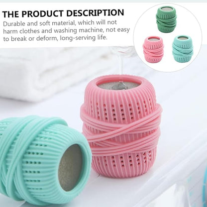 Washing Machine Laundry Ball, Fabric Softener Dispenser, Fabric Softener Ball Dispenser, Fabric Softener Dispenser Laundry Balls, Reusable Dryer Balls, Fabric Softener Balls for Washer. (Blue)