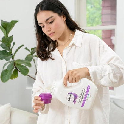 Natural Laundry Detergent Lavender & Lemongrass - 100% Natural, Organic, HE Liquid Laundry Detergent - Vegan, Cruelty-Free, Biodegradable - Safe for Babies, Pets & Kids - EWG Certified (2