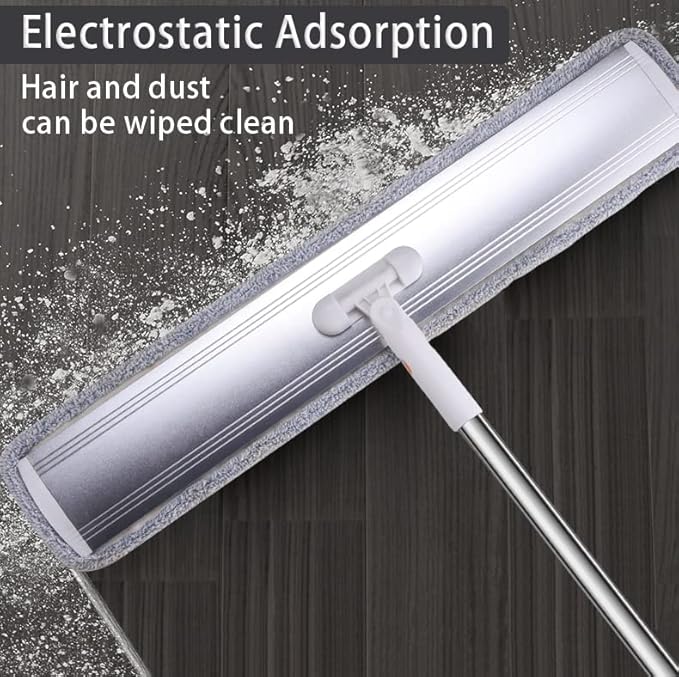 Microfiber Mop Pads 32-inch mop Replacement 6 Pack Reusable Mop Head Wet & Dry Mops Refill Fit for 36-inch Flat Mop Also