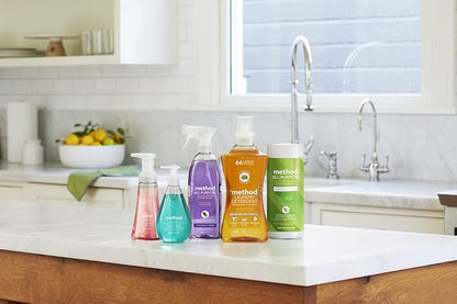 Method All-Purpose Cleaner Refill, Pink Grapefruit, Plant-Based and Biodegradable Formula Perfect for Most Counters, Tiles and More, 68 Fl Oz, (Pack of 2)