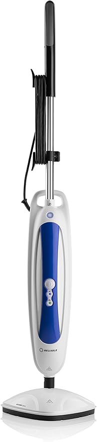 Reliable 200CU Steam Floor Mop - Steamboy mop with 2 Microfiber Cloth Pads, 1500W Steam Mop for Tile and Hardwood Floor, 180-Degree Swivel Head, Removable Water Tank, Freshens Carpets
