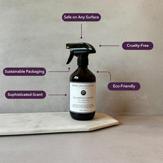 Murchison-Hume All-Purpose Cleaner - Vegan, Plant-Based, and Biodegradable Formula, Safe for Household Surfaces, 17 fl. Oz Refillable Spray Bottle - Pack of 2 (Original Fig)