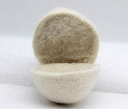 Wooland Wholesale Bulk Laundry XL Premium Wool Dryer Balls-100% New Zealand Organic Wool Natural Fabric Softener for Sensitive Skin, Babies (400 Count)