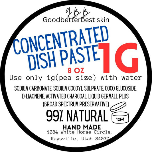 New Concentrated 1g dish washing paste 99% natural Heavy degrease stainless cleaner baby bottle Naturally effective formula