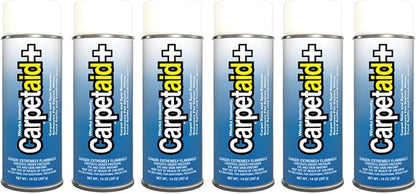 Carpet Aid Spot and Stain Remover, Removes Discoloration from Oil, Grease, Ink, Coffee, Pet Urine, and Lipstick, pH Balanced Cleaner for Carpets, Area Rugs, and Upholstery. Pack of 6,14 oz.