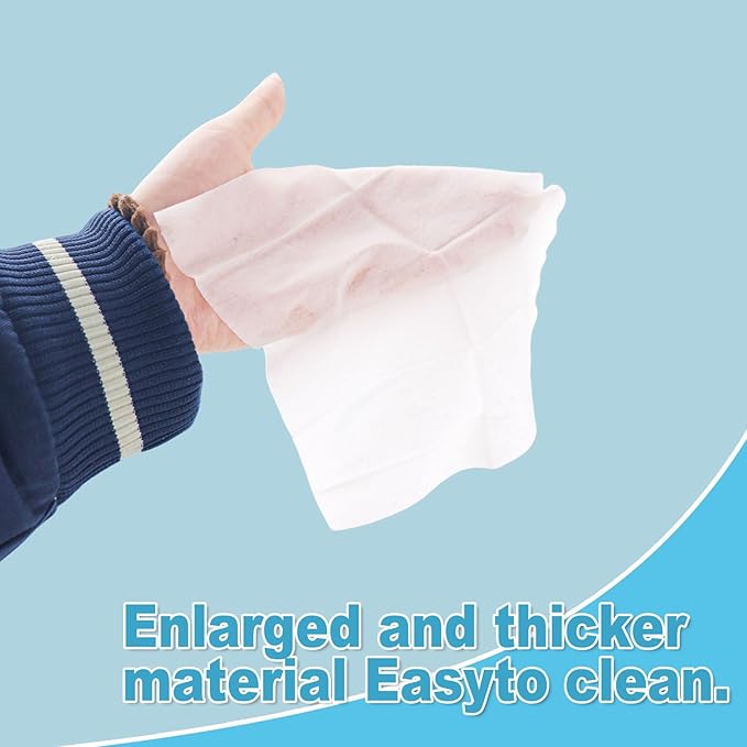 Dish Cleaning Wipes Individually Wrapped, Portable Kitchen Disposable Dishwashing Soap Wipes Bulk Travel Size Small Quick Cleaning Wipes for Outdoor Traveling/Camping/Hotel 7.1 x 7.1 inch (100 Pack)