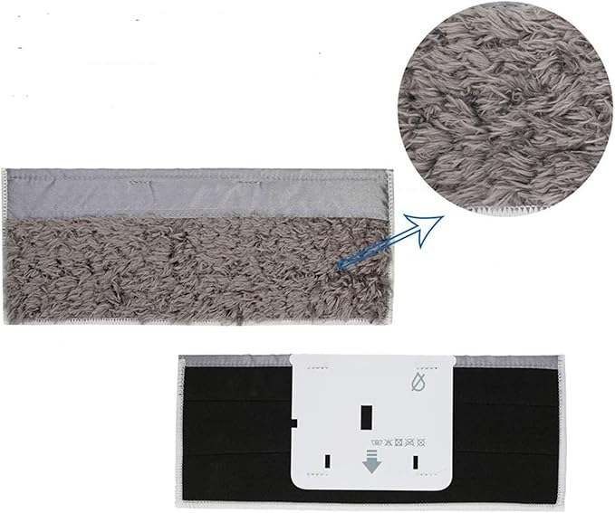 4Pack Washable and Reusable Dry Wet Mopping Pads Replacement Parts Compatible for iRobot Braava Jet m6 (6110) (6012) (6112) (6113) Ultimate Robot Mop Pads Accessories (2 Wet & 2 Dry Pad)