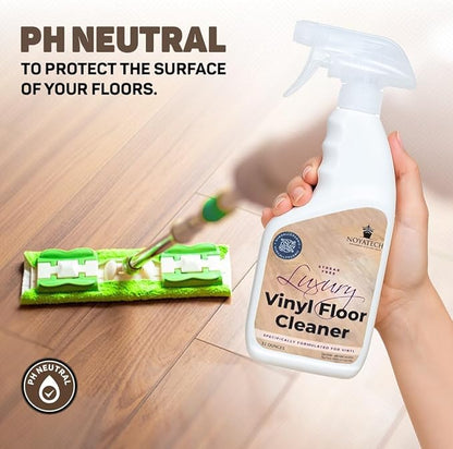 Luxury Vinyl Floor Cleaner – Residue-Free, Streak-Free Spray | Safe for Laminate, Hardwood & Tile | Pet & Family Safe | No Film or Harsh Chemicals