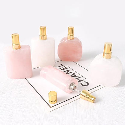 small crystal spray bottle, perfume spray, fine mist spray, (pink1)