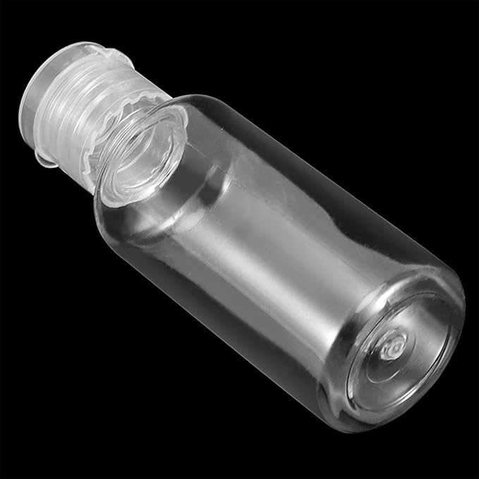 60 Pack 2oz / 60ml Clear Plastic Empty Bottles Bulk, Travel Bottles with Flip Cap, Portable Refillable Containers for Shampoo, Lotion, Liquid Body Soap, Cream, Toner