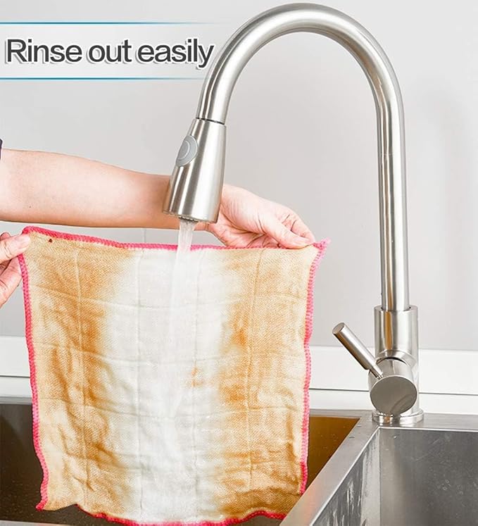 Bamboo Dish Cloths Towels Kitchen Cloths for Cleaning Dishcloths for Kitchen Washable Absorbent Machine Washable 12" x 12" 10PCS (30x30 cm, Solid Color) (White)