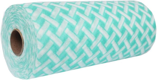 JEBBLAS Disposable Cleaning Wipes - Thick, Quick-Dry Dish Towels and Cloths, 90 Count/Green