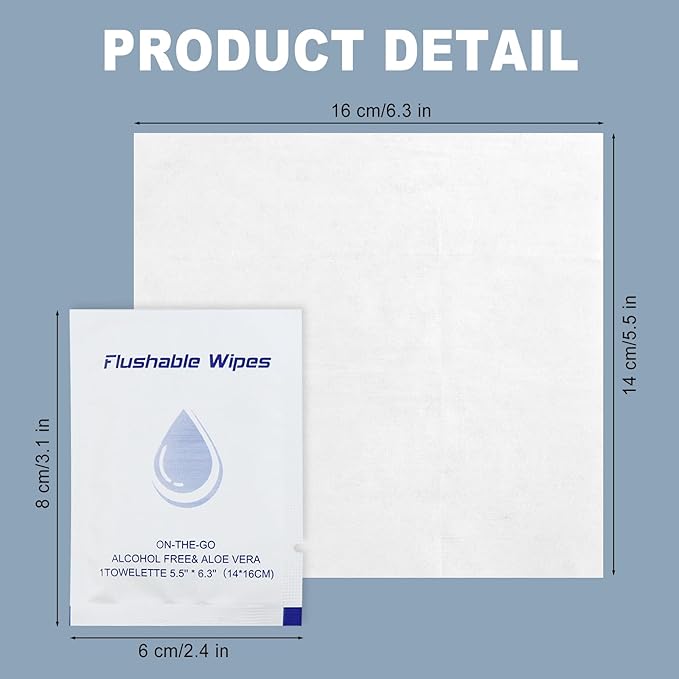 Flushable Wipes Travel Size，Flushable Wipes for Women Wet Wipes Travel Size，Butt Wipes for Women and Men，Wet Wipes Unscented Travel for Adult,Women,Men, Girl and Homeless (pack of 400, Aloe Vera)