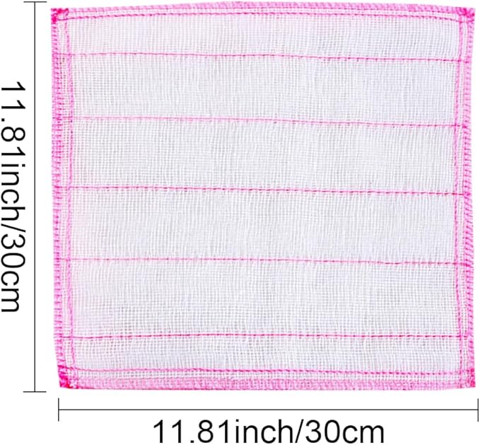 10Pcs Simply Natural Wood Fiber Cleaning Cloths Microfiber Cleaning Wipes Absorbent Dish Cloths Reusable Kitchen Towels,11.8" x 11.8"