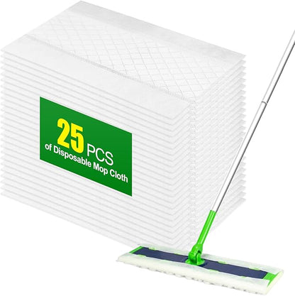 25 Count XL Dry Sweeper Cloths for S.wiffer – Heavy Duty Disposable Floor Cleaning Sheets, Quick & Easy Floor Cleaning Refills