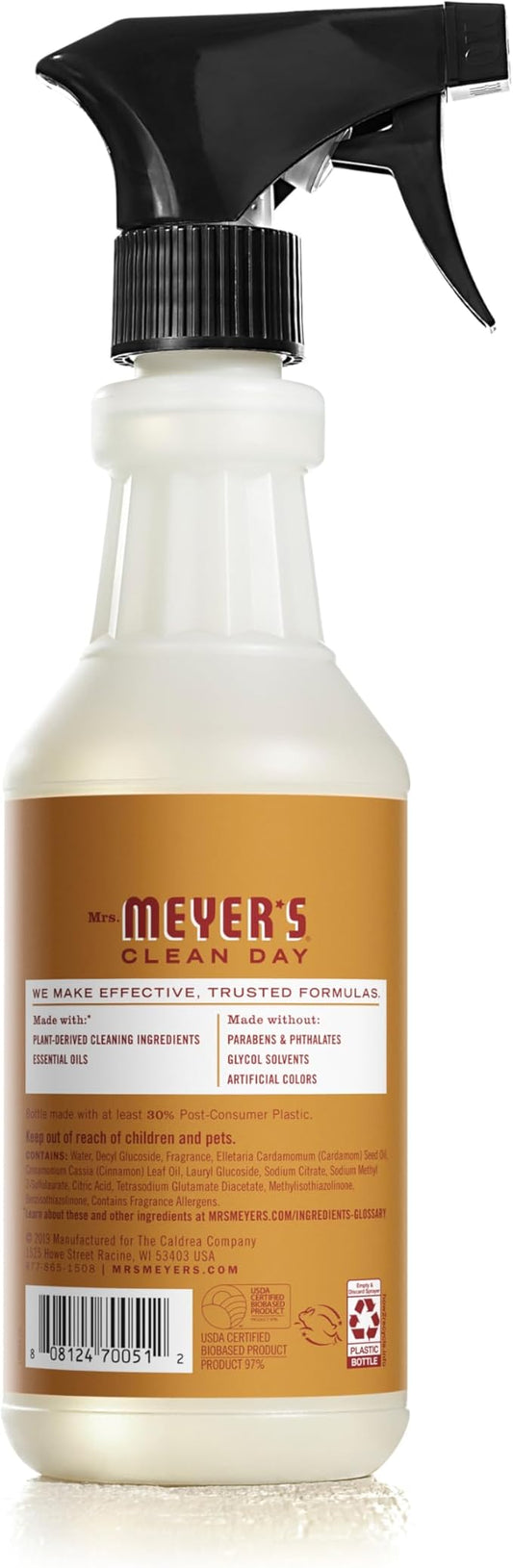 MRS. MEYER'S CLEAN DAY All-Purpose Cleaner Spray, Apple Cider, 16 Fl oz