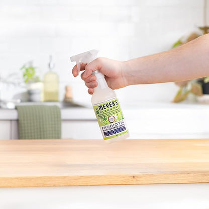 MRS. MEYER'S CLEAN DAY Probiotic Multi-Surface Spray, Made With Essential Oils And Other Thoughtfully Chosen Ingredients, Lemon Verbena, 16 fl oz