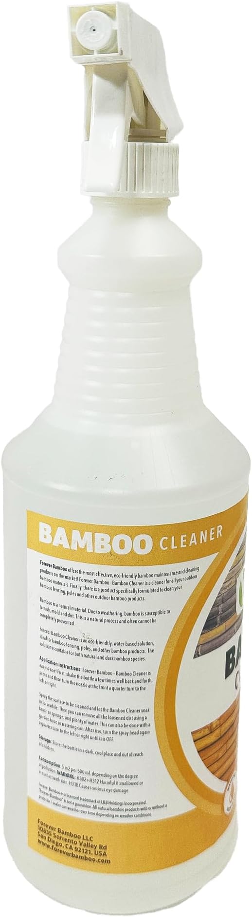 FOREVER BAMBOO Cleaner Exclusive Formula Bamboo Cleaning Spray, Eco-Friendly Water-Based All Purpose Cleaner