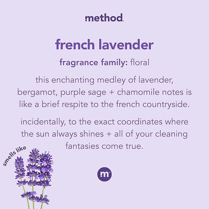 Method All Purpose Cleaner Lavender, Method Multipurpose Cleaner Refill 68 oz. and Cleaner Spray Bottle 28 oz. with Microfiber Towel