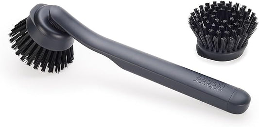 Joseph Joseph SinkTech Dish Brush with Replacement Head, Durable Bristles, Easy to Replace