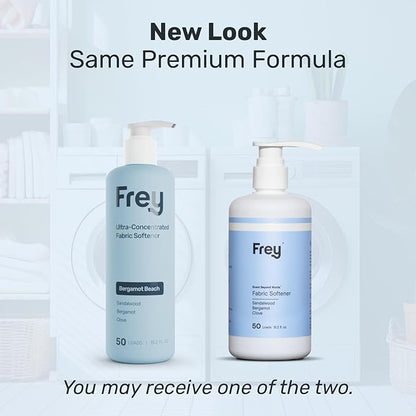 FREY Natural Fabric Softener & Conditioner | Cedarwood & Sandalwood | 50 Loads | Eco-Friendly & Hypoallergenic - Pack of 2