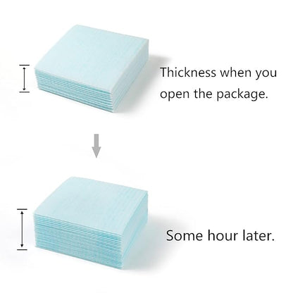 Skin Cleaning Wipe (75 Counts, 3 Packs) - Rinse Free Bathing Sponge for Adults, Extra Thick, No Residue, Hypoallergenic, Convenient for Elderly, Injured, Campers, Hikers
