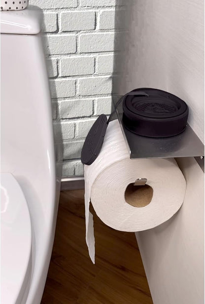 – Textured, Portable, Septic-Safe Tush Cleaning Instead of Flushable or Baby Wipes, Black LE
