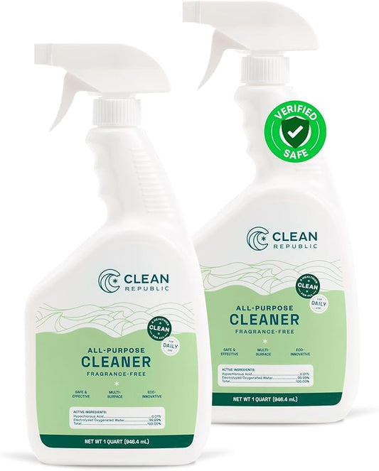 All-Purpose Cleaner, Daily Use Cleaning Spray for Kitchens, Bathrooms, and More, 32 Fluid Ounce Bottle, 2-Pack