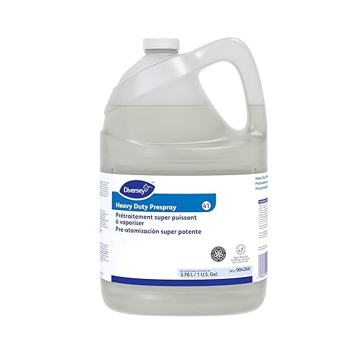 Diversey Carpet Cleanser Heavy-Duty Prespray, Fruity Scent, 1 Gal Bottle, 4/carton