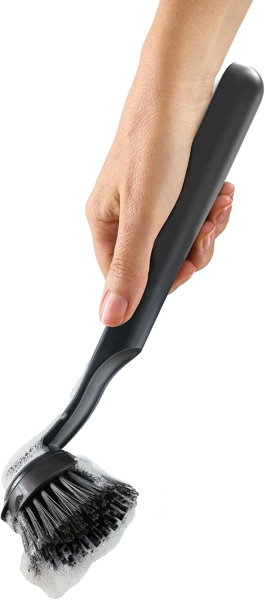Joseph Joseph SinkTech Dish Brush with Replacement Head, Durable Bristles, Easy to Replace