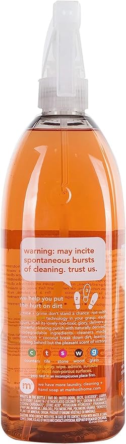 Purpose Natural Surface Cleaning Spray - 28oz Variety Pack - (Grapefruit, Lavender, Clementine), 28 Fl Oz (Pack of 3)