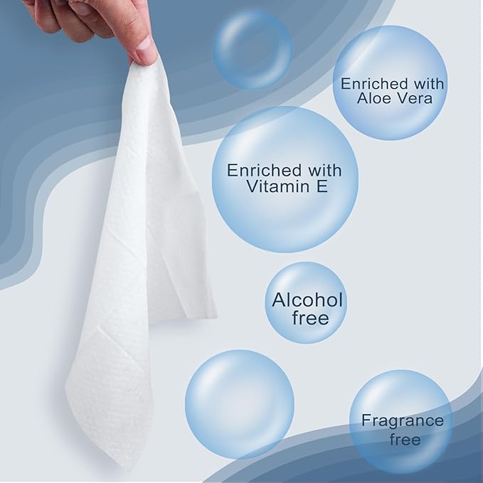 Body Wipes for Women and Men Individually Wrapped Face and Body Wipes, Bath Wipes for Adults No Rinse Personal Cleansing Wipes Travel, Bulk Deodorant for Homeless Shower Wipes for Camping Hiking (50)