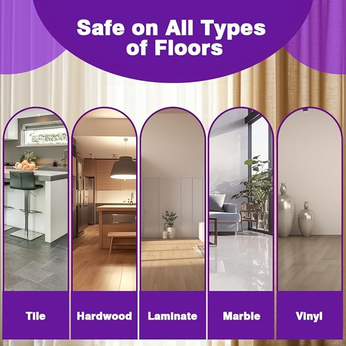 HOMEXCEL Microfiber Floor Mop Pads 48 Count Compatible with Swiffer WetJet for Wet & Dry Use, Disposable or Reusable Mops Head Replacement, All Purpose Multi Surface Hardwood Pad Refill