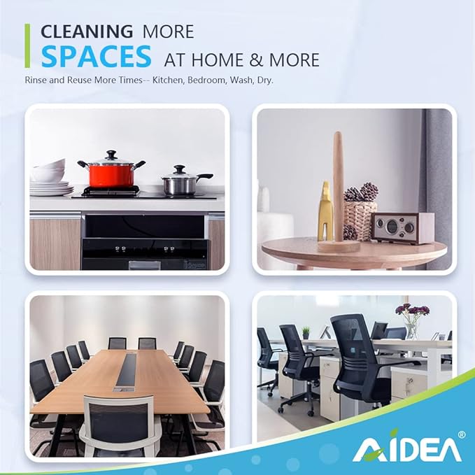 AIDEA Cleaning Wipes, Multi-Purpose Towel Reusable Cleaning Cloths 40Ct(1 Pack), Domestic Cleaning Wipes, Cleaning Towels, Dish Cloths(12''x24'')