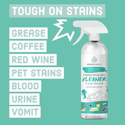 Hydrogen Peroxide All Purpose Cleaning Spray | Multipurpose Home Cleaner | Fabric and Laundry Stain Remover | All Surface Kitchen and Bathroom | Non Toxic